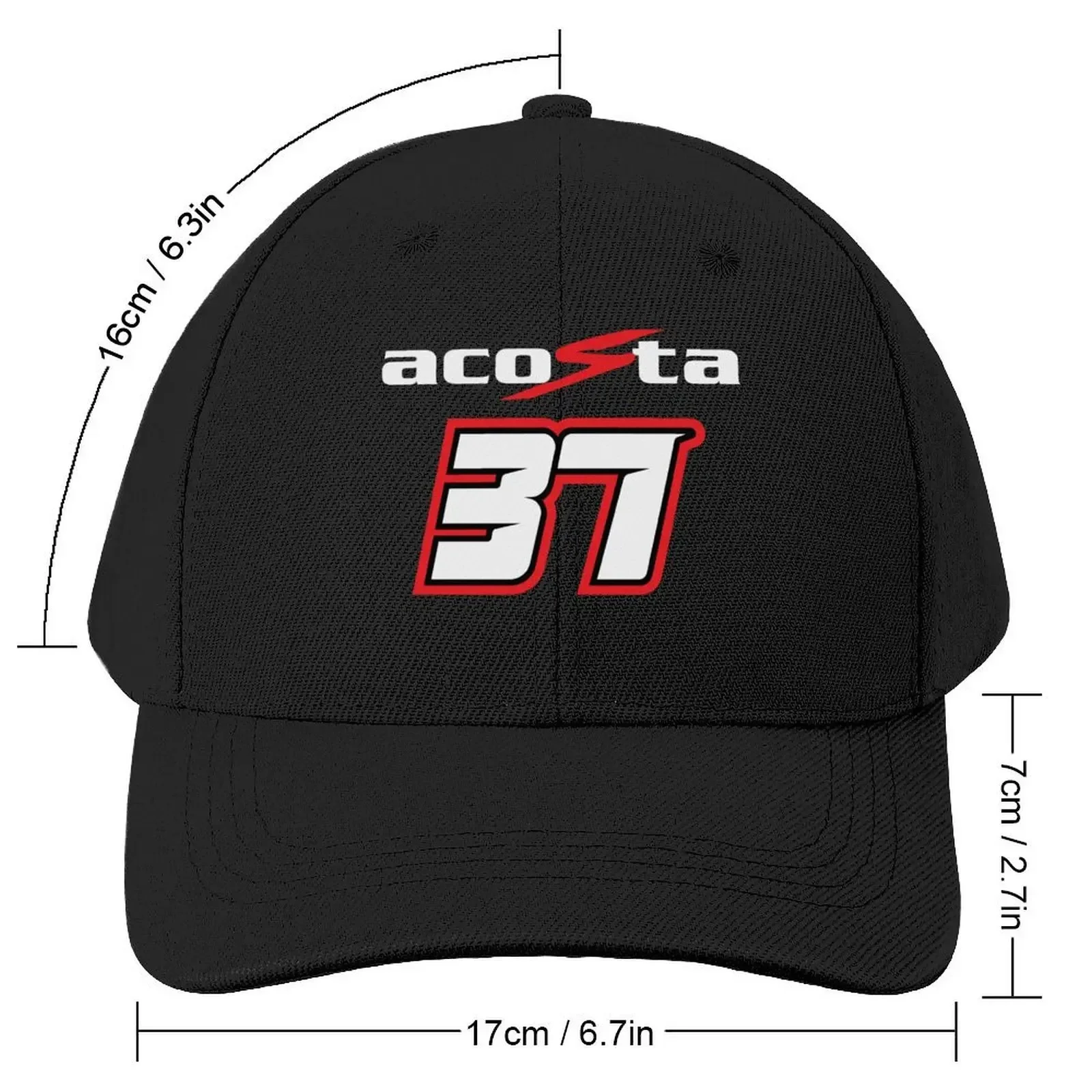 Pedro Acosta Number 37 Baseball Cap Trucker Hat foam party Hat Gentleman Hat Baseball Men Women's