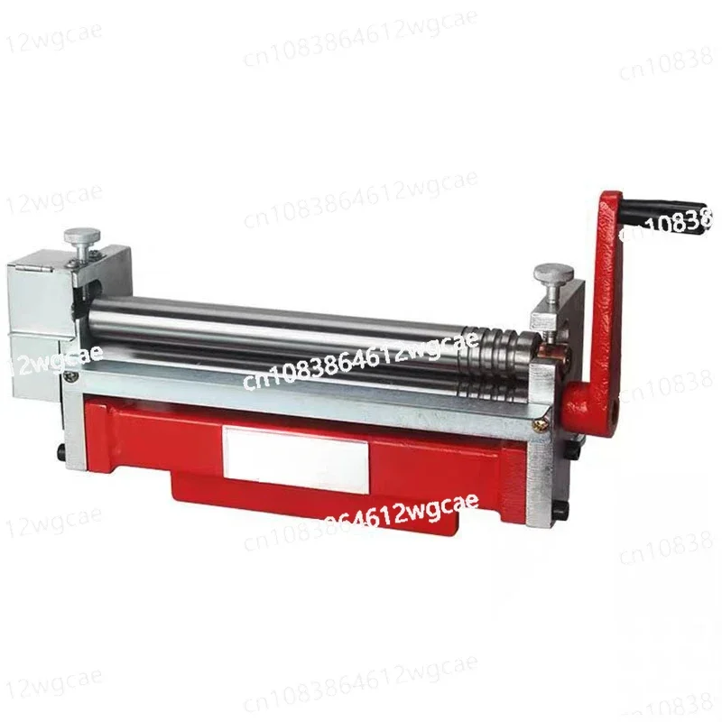 Manual Bending Machine Steel Plate Rolling Machine 35mm Round Tube Roller Thin Sheet Angle Bender Arc Shape Bending S/N:20051NEW