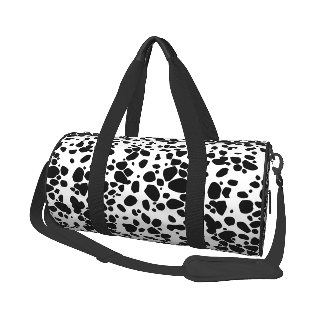 

Dalmatian Dog Texture Large Duffle Gym Bag Waterproof Duffle Travel Bags Handbags Fitness bag