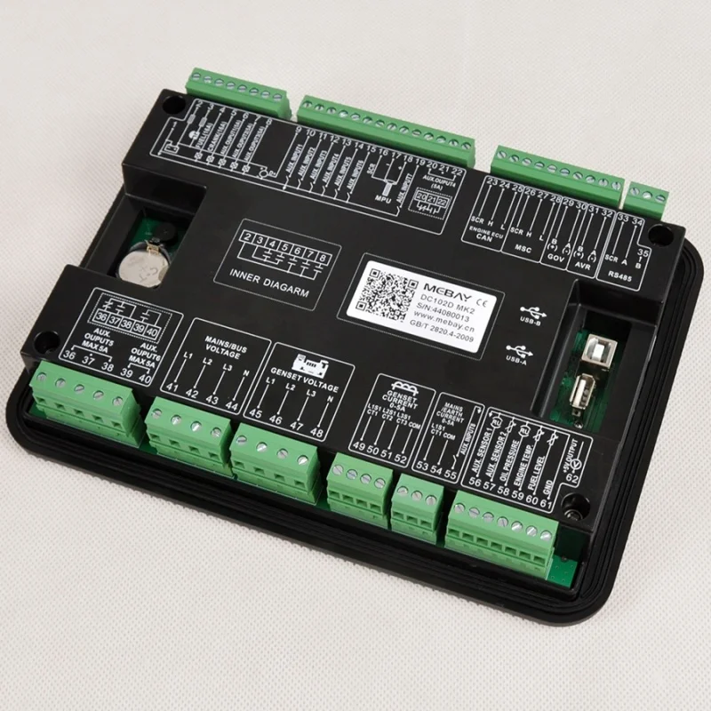 Mebay DC102D Synchronising & Load Sharing Generator Controller Parallel Control Module Replace DSE8620