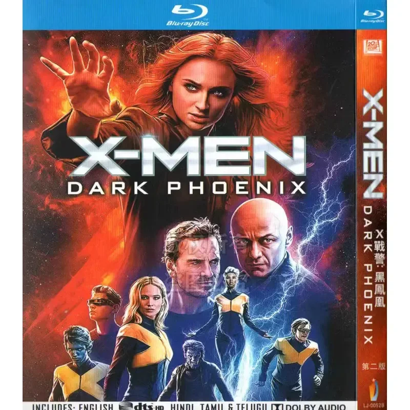 X Men Black Phoenix American Movie BD Blu ray 1080p High Definition 1 Disc
