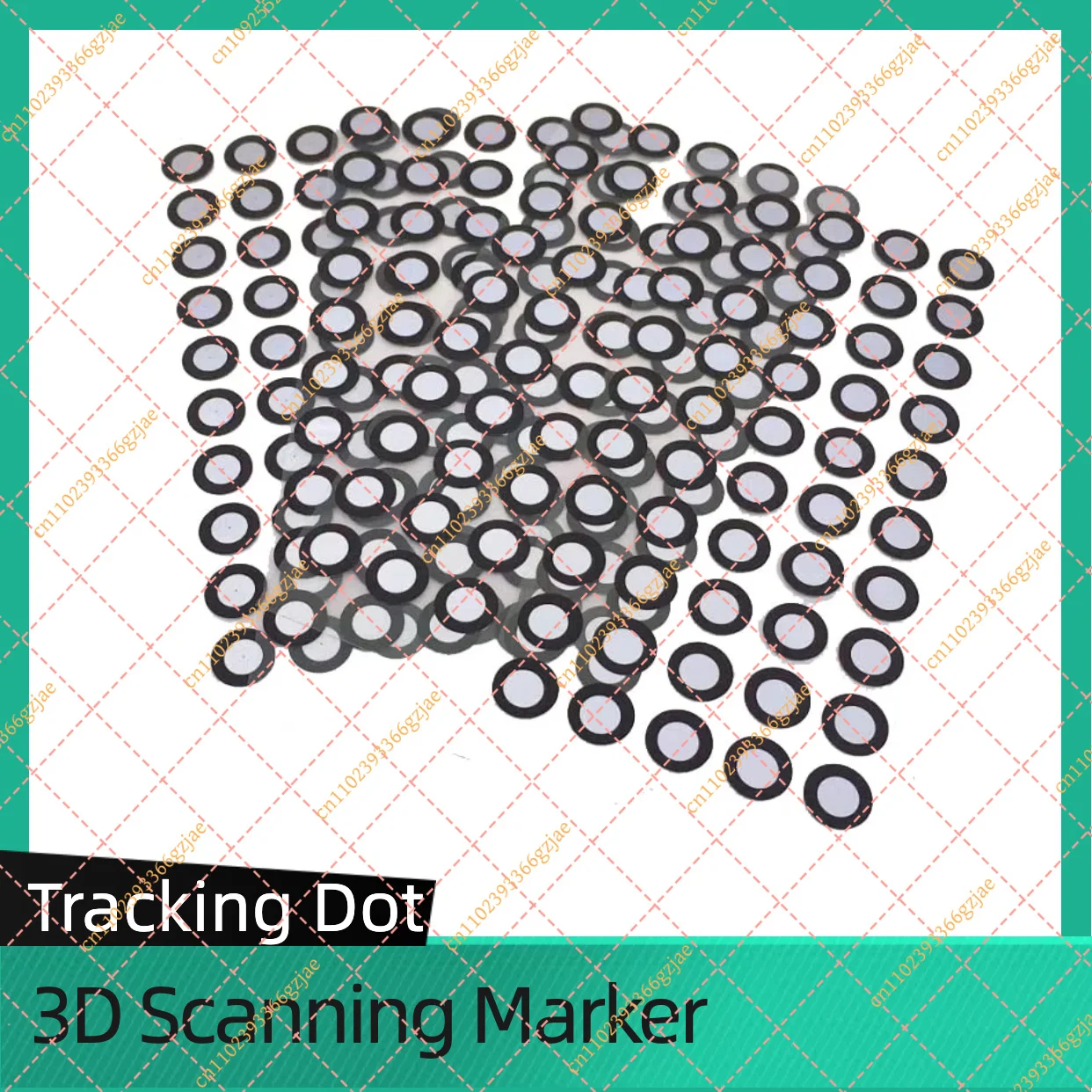 6mm Scanner Reflective Markers 3D Tracking Dot Reference Point Markers for 3D Scanning Diffuse Reflection Markers for 3D Scanner
