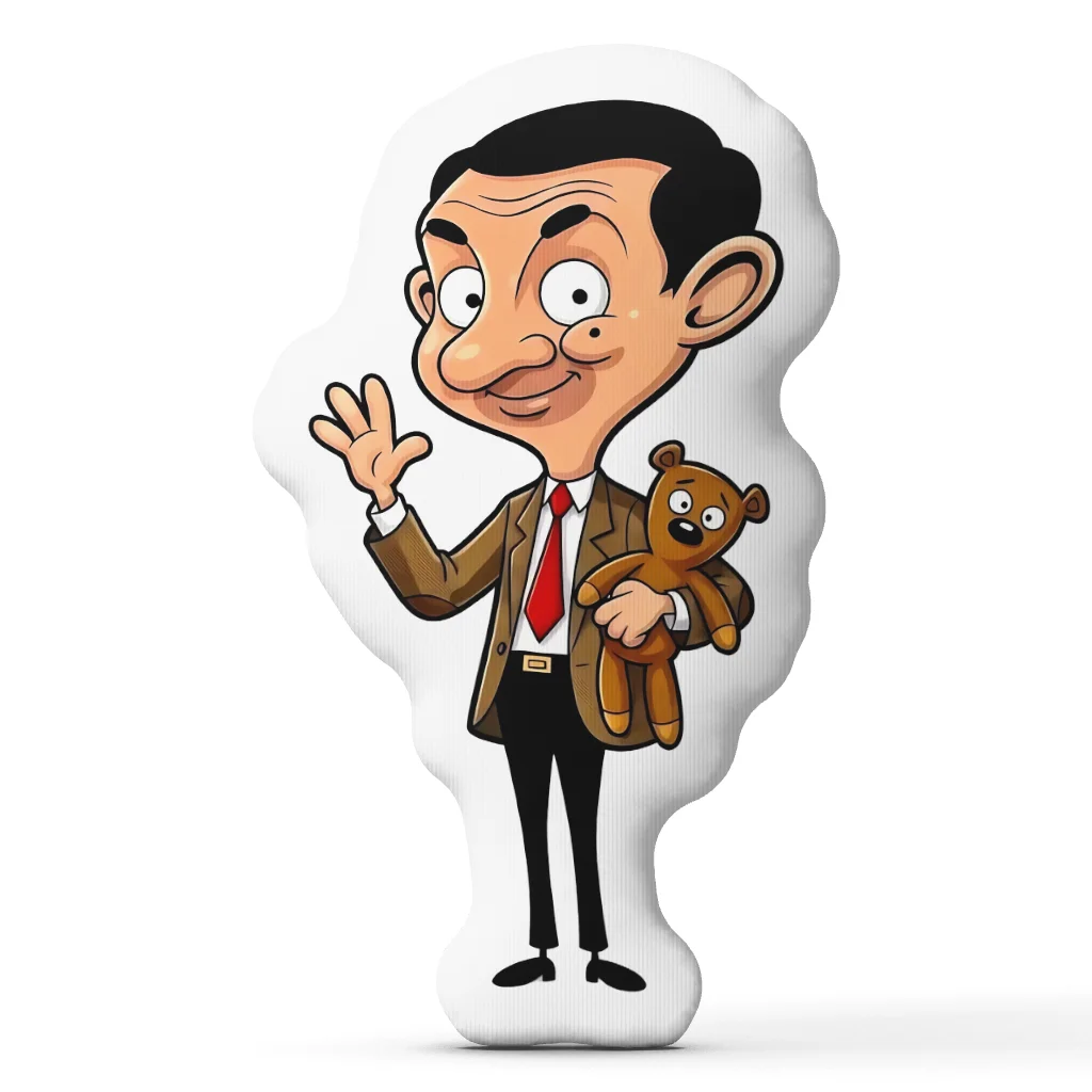 Mr. Beans Cartoon Cushion Irregular Stuffed Throw Pillow Home Decor Gift Sofa Bed