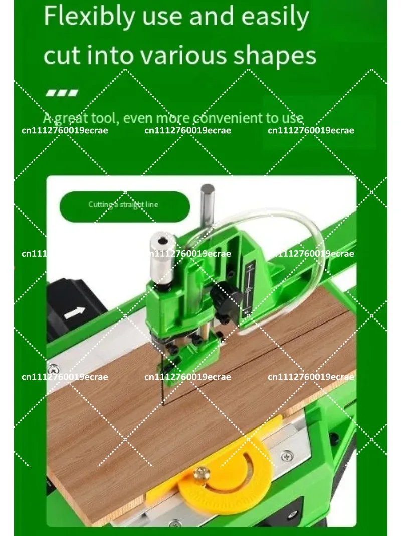 Electric Multi-Functional Desktop Contour Saw Mini Woodworking Board Hollowing Lithium Wire Saw Cutting Tool