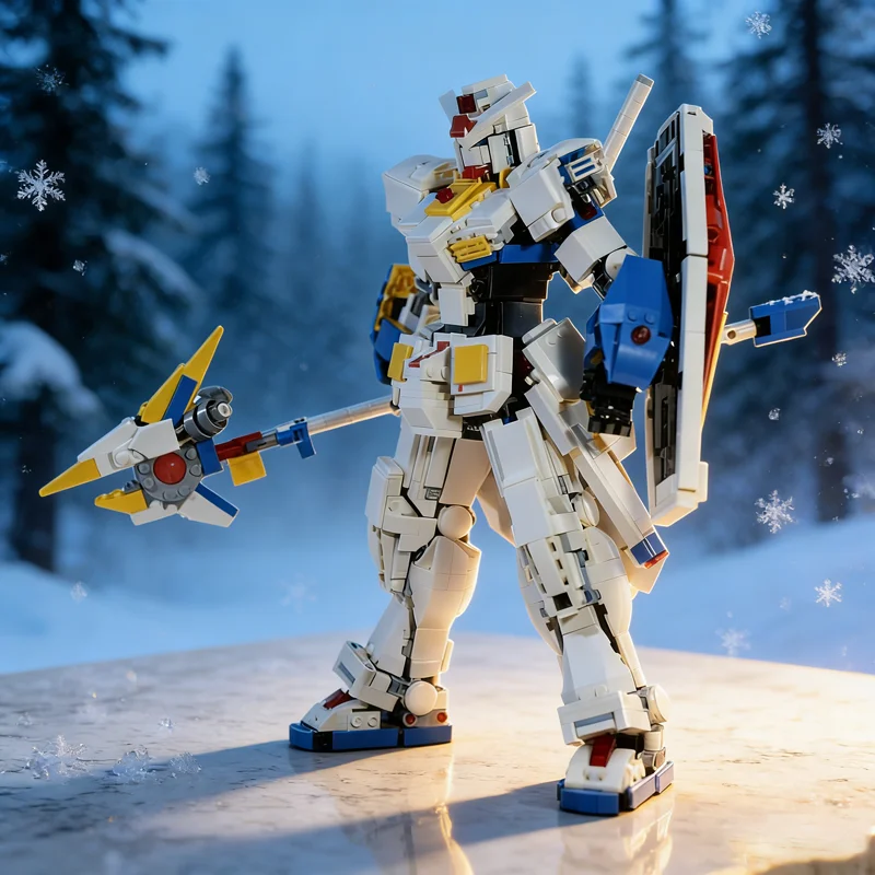 1501 Uds. MOC White Devil gundamesd RX modelo bloques de construcción Idea de construcción educación regalo de Navidad juguetes de ladrillo cumpleaños
