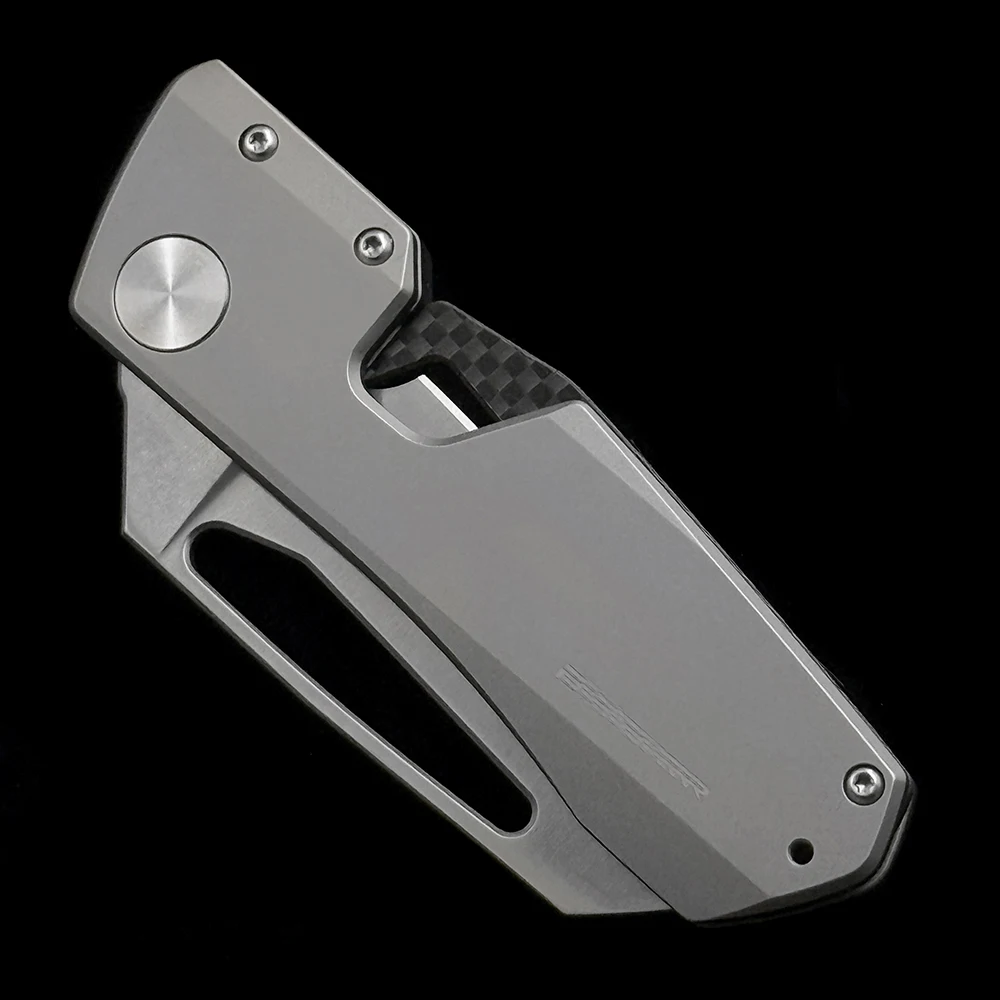 OK-WT B4 Magnet Inside TC4 handle %M390 blade Ceramic Bearings EDC Knife Outdoor Camping Hunting Pocket EDC Knife