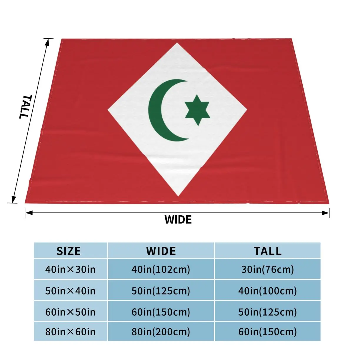 ELECTION Republic Of The Rif An Ultra-Soft Micro Fleece Blanket