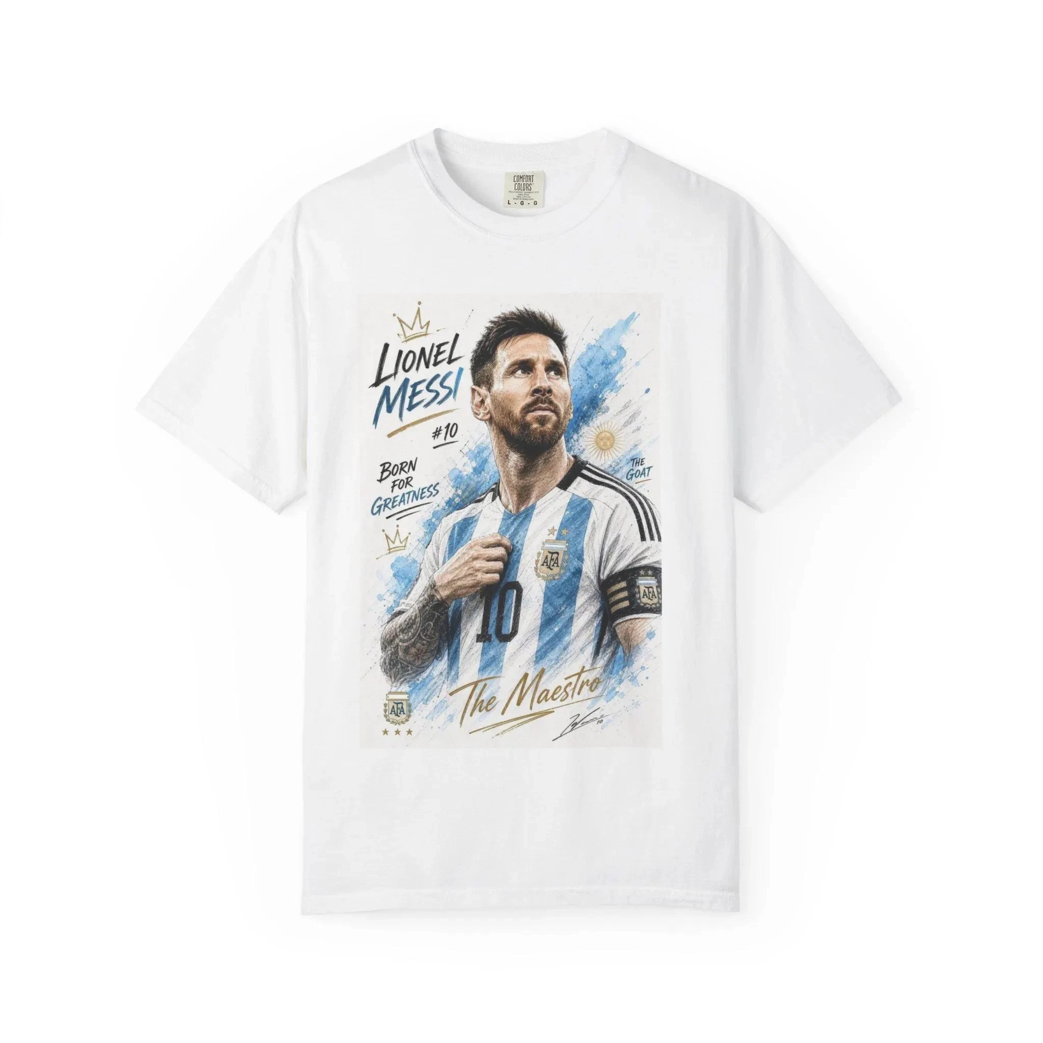 Unisex Lionel Messi FIFA World Cup Tribute Graphic T Shirt Argentina Football Soccer Casual Fan Gift Tee