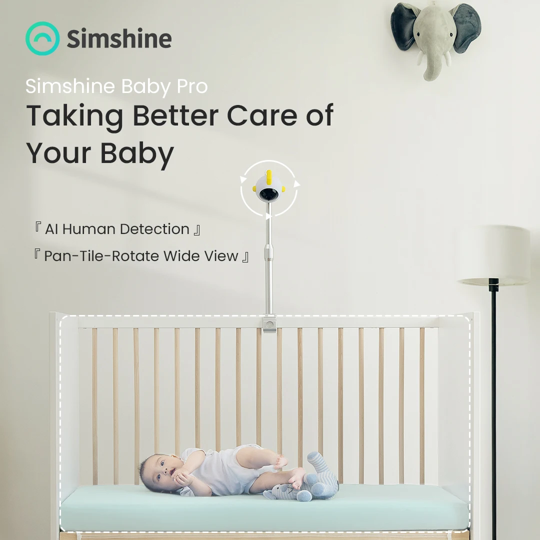 

2K Night Vision Security Camera Video Intercom AI Motion Detect IP CCTV Indoor 2.4G&5G Baby Cam Babyphone