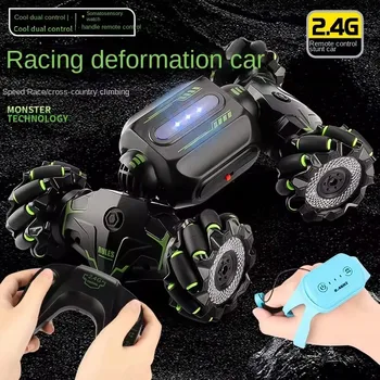 Hot sale double control 2.4G remote control car gesture sensing drift Rc car double-sided stunt car toys suitable for children