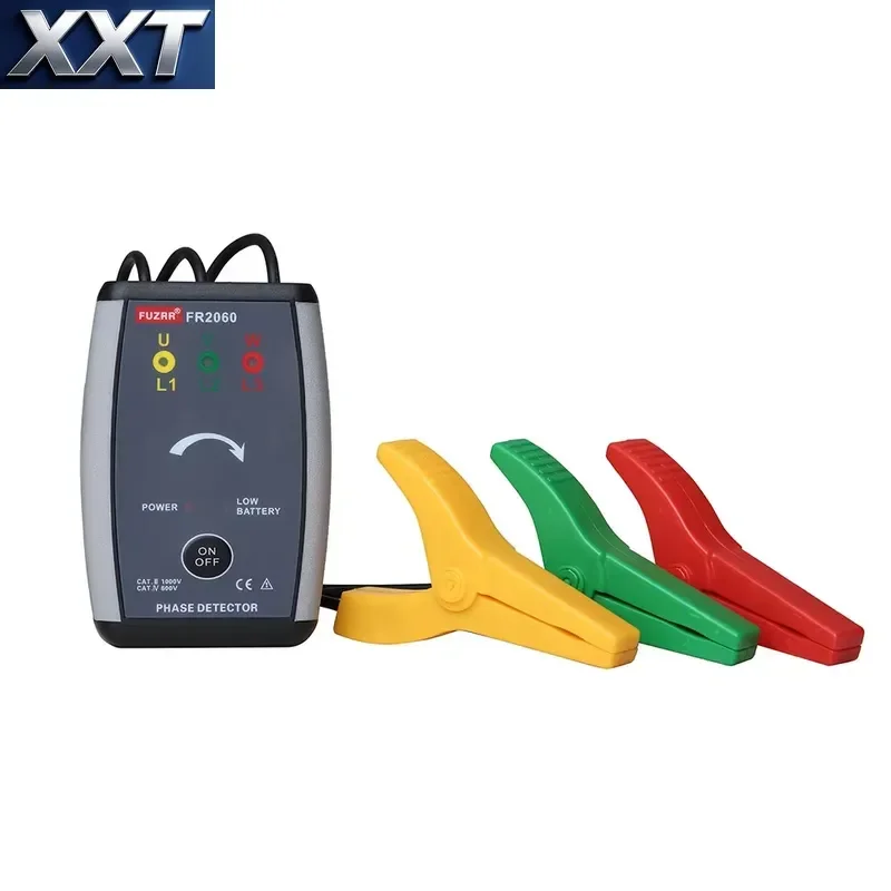 XXT Non-contact 3 Phase Sequence Tester Handheld Phase Meter For Cable Route Inspection And Power Circuit Detection