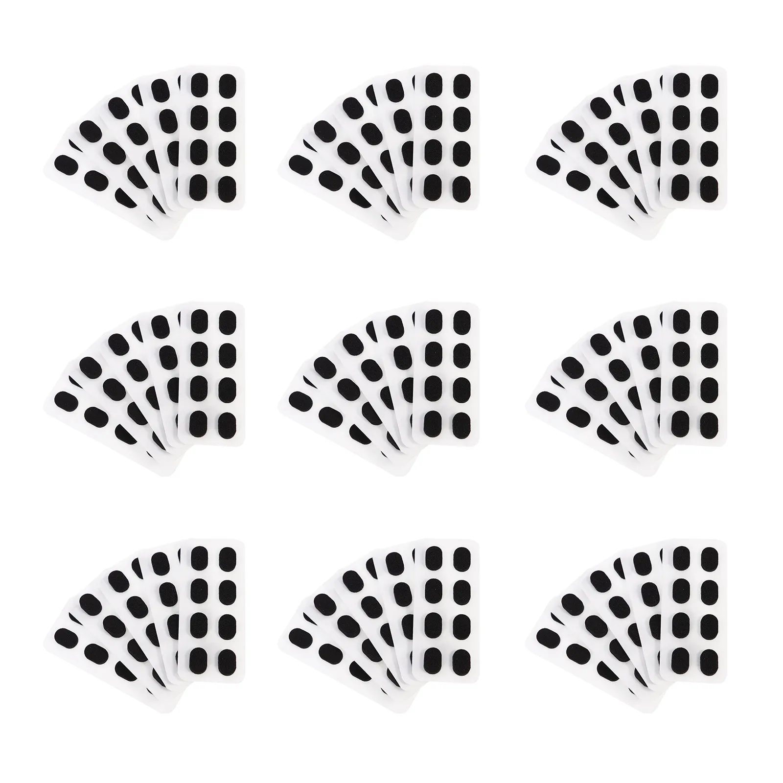 80Pairs Anti-Slip Comfortable Eyeglass Nose Pads Eva Foam Replacement Nose Supports for Most Glasses Strong Break Resistance