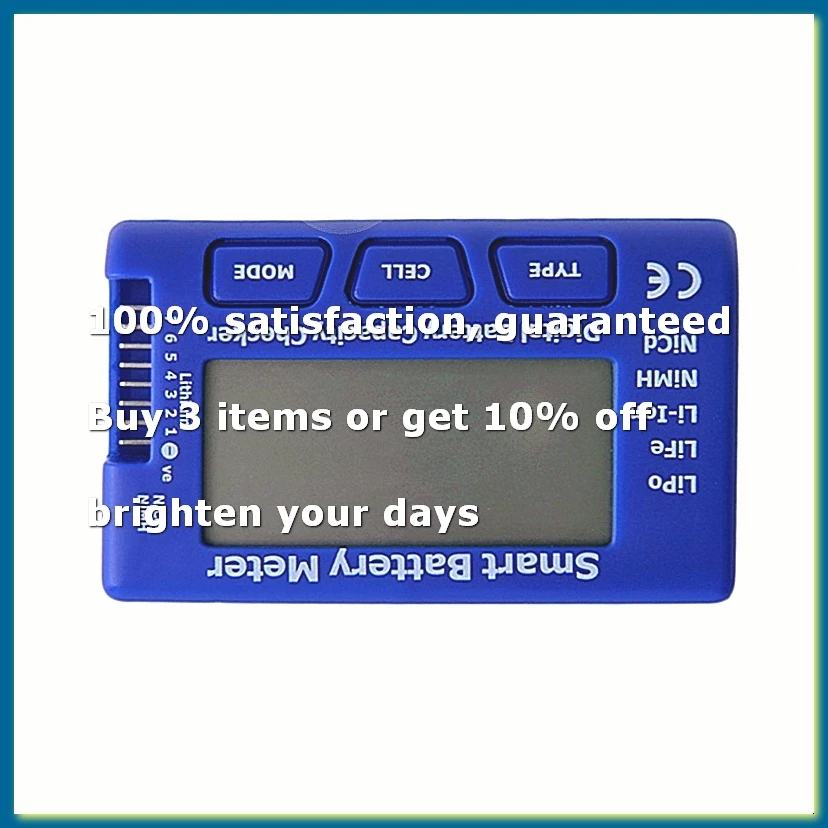 5‑in‑1 Intelligent Digital Battery Meter Battery Capacity Checker with LCD Display ESC / PPM Tester RC Battery Meter