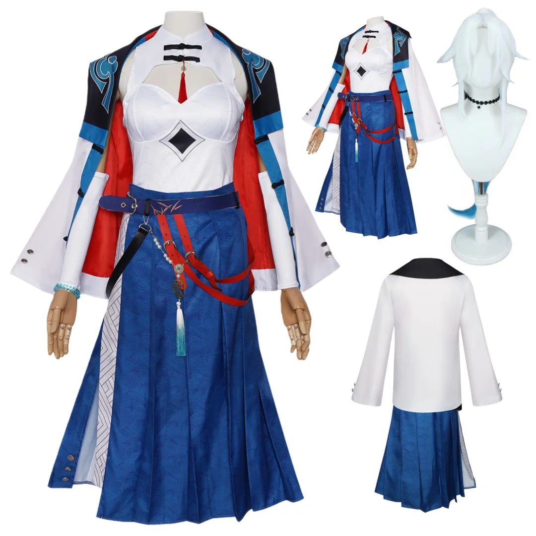 

Anime Honkai Star Rail Feixiao Cosplay Costume Wig