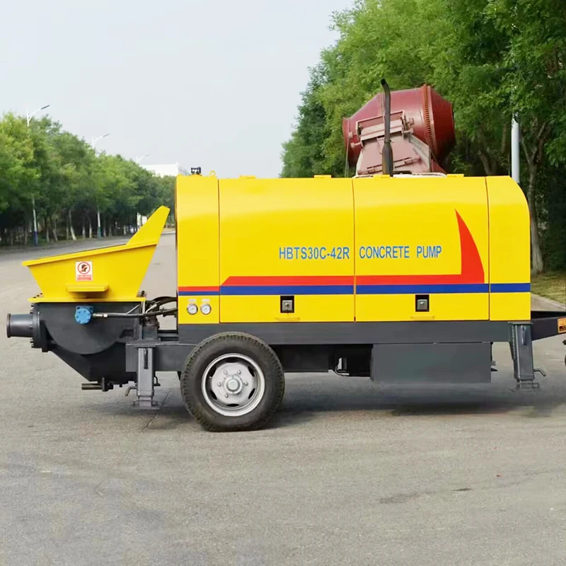 2024 Diesel Engine Mini Small Truck Concrete Pump & Mixer Combo - Efficient Construction Solution Tools