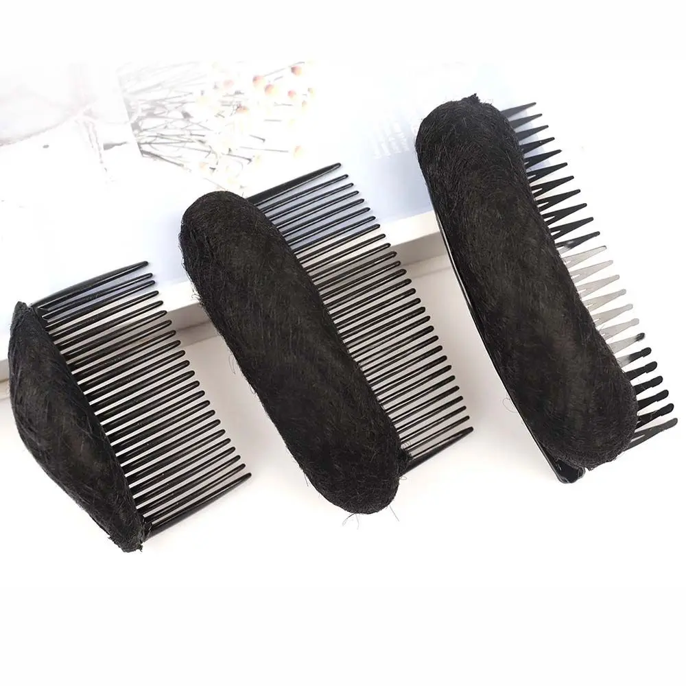 Hairpin Hair Combs Princess Styling Tools False Hair Clip Invisible Hair Bun Fluffy Hair Pad Wig Cushion DIY Hair Extension