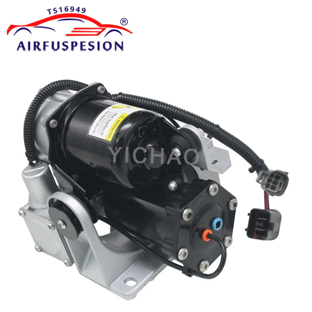 For Land Rover Range Rover Sport Discovery 3 4 LR3 LR4 2005-2013 Air Suspension Compressor Pump with Bracket LR023964 LR045444