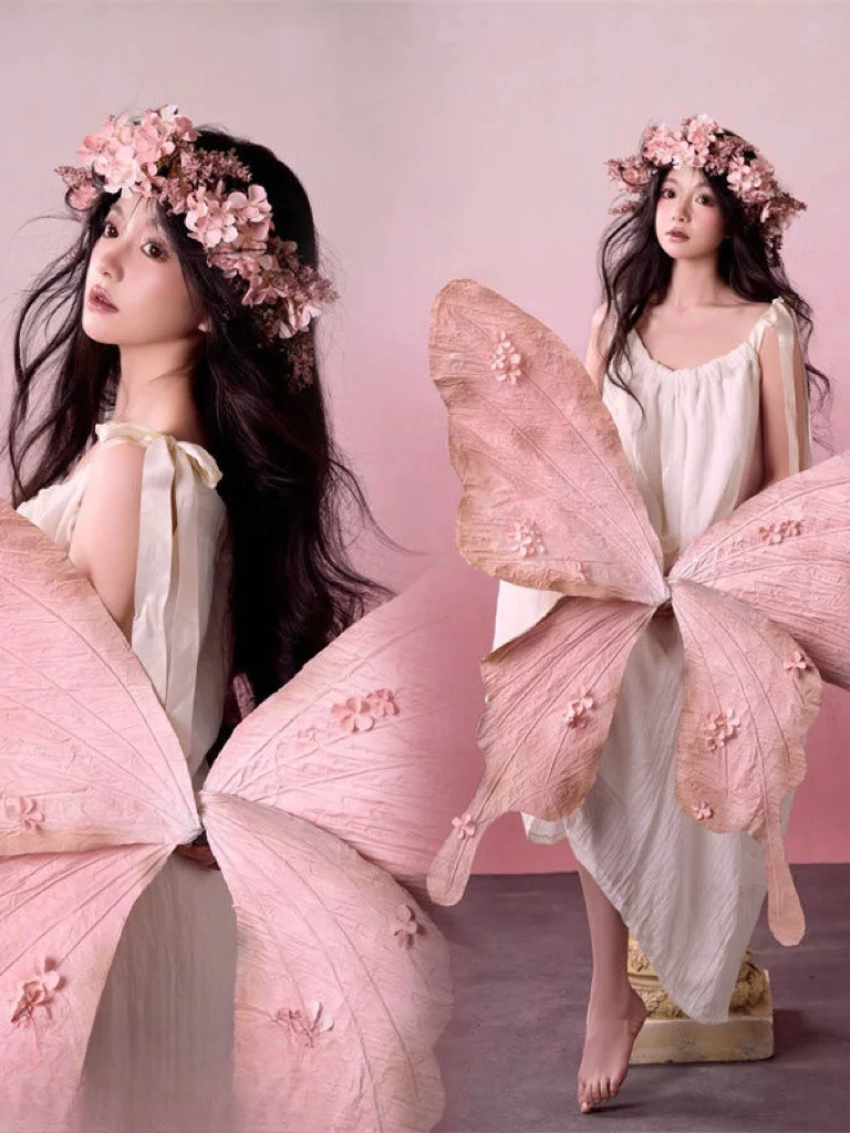 

Elegant Dress for Studio Photography Young Girls Indoor Artistic High-End Personal Fashionable Chinese Style Stage Costume