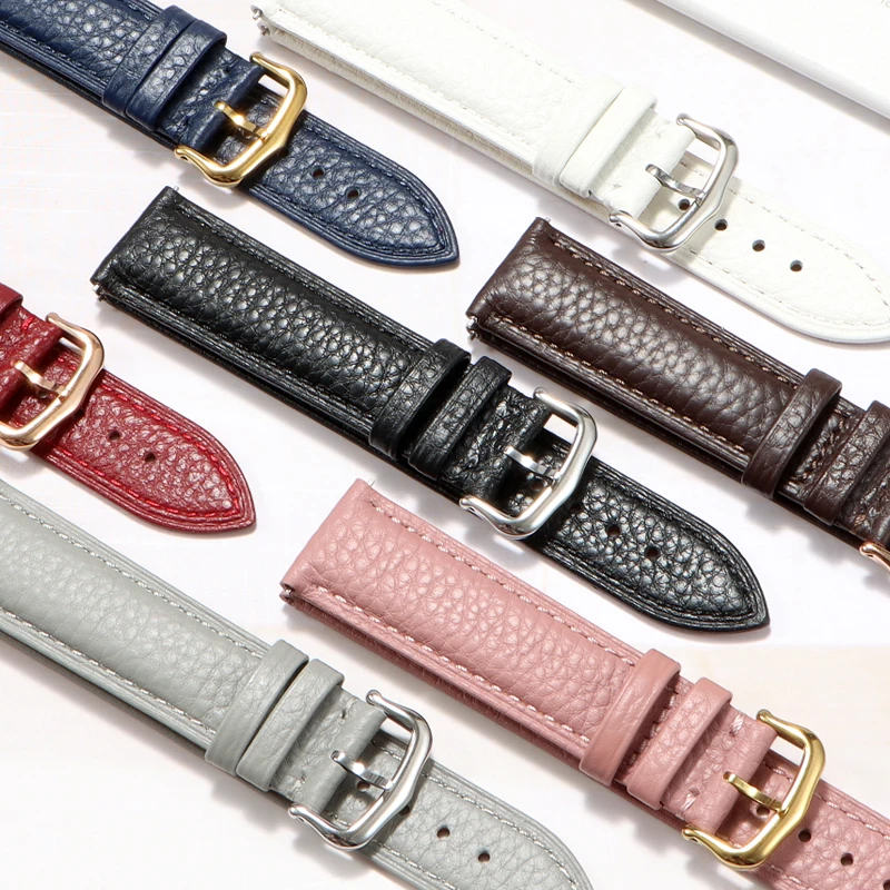 Genuine Leather Watch Strap - Compatible with Cartier Tank, Tank Must, London, Solo & Calibre Series | Original-Style Cowhide view 4