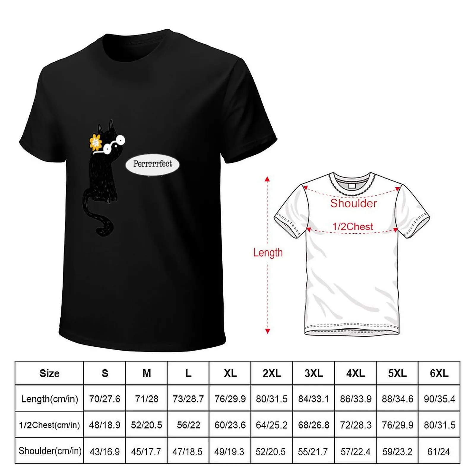 Little cat with flower.........Perrrfect T-Shirt Sporty Breathable Short Sleeve T-Shirt