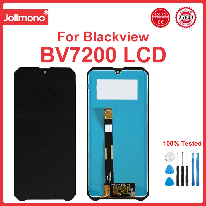 

6.1" For BLACKVIEW BV7200 LCD Display+Touch Screen Digitizer Replacement For Blackview BV7200 LCD Screen Sensor Repair