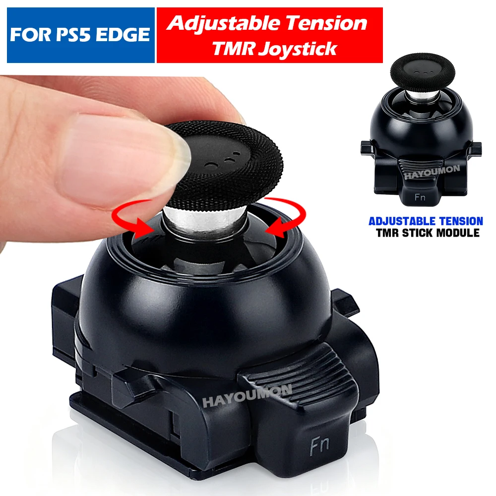 New Adjustable Tension Anti-Drift TMR Joystick Plug&Play Thumb Stick Module for PS5 Edge Controller Upgrade Repair Accessories
