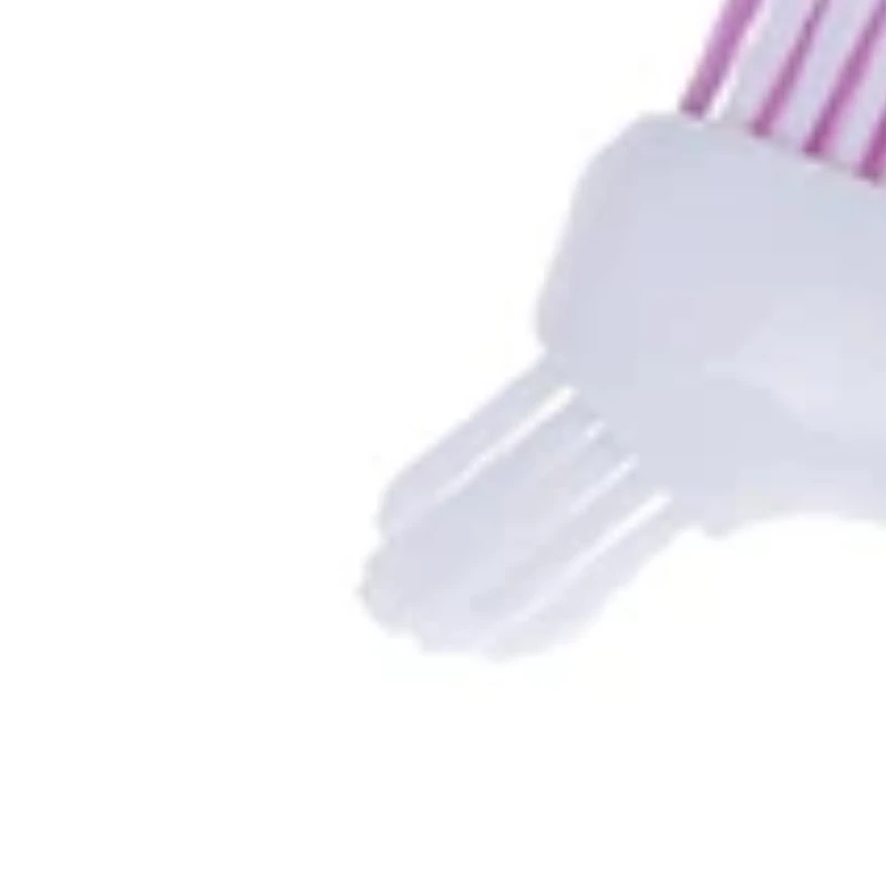 

Multi-Layered Bristles Denture Cleaning False Teeth Brush Oral Care Non-slip Ergonomic Rubber Handle Dual Heads Antibacterial