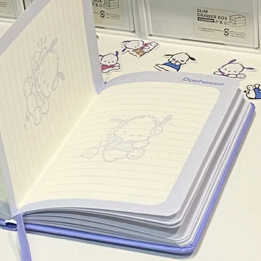 Kawaii Sanrio B6 Pochacco Notebook Journal Ins Cute Student Handbook Diary Notebook Students School Office Stationery Supplies