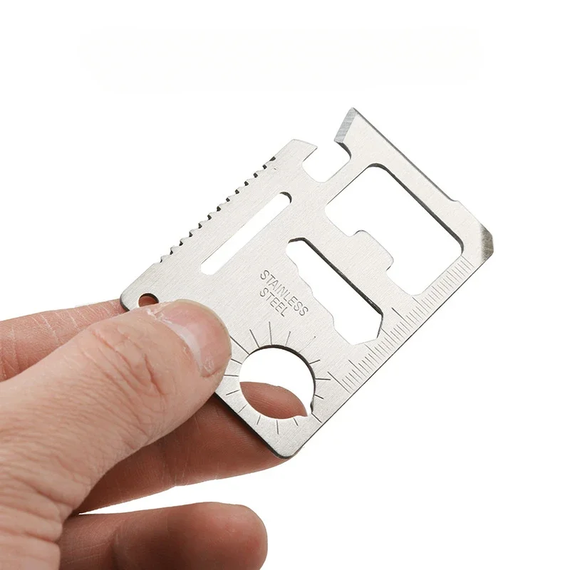 Multifunctional Swiss Card Knife Outdoor Camping Army Knife Card Universal Wild Life Saving Tool Card Outdoor Portable CardKnife