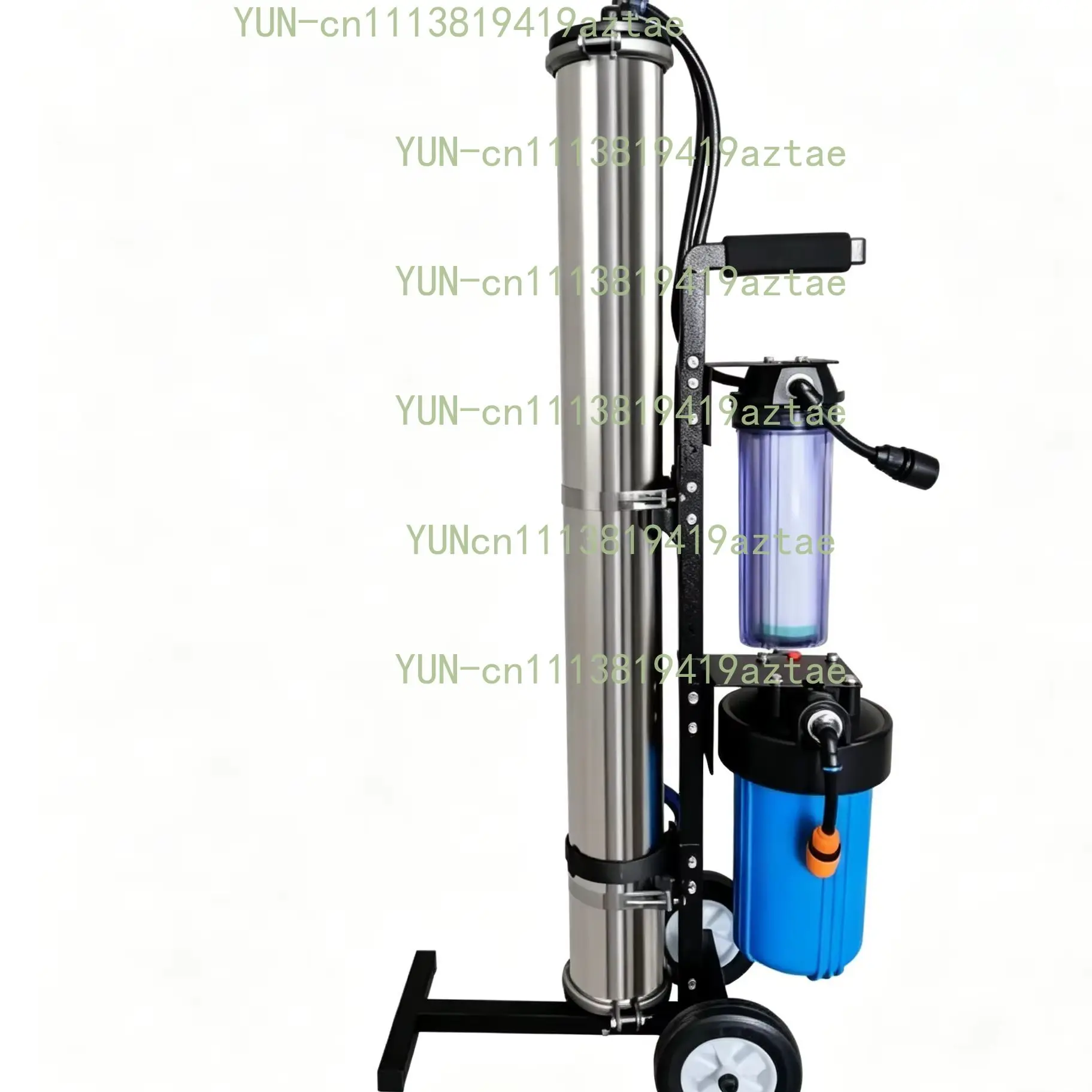 Portable 3-Stage Reverse Osmosis Water Filter System, RO Distilled Water Maker for Automotive Glass Washing Cleaning