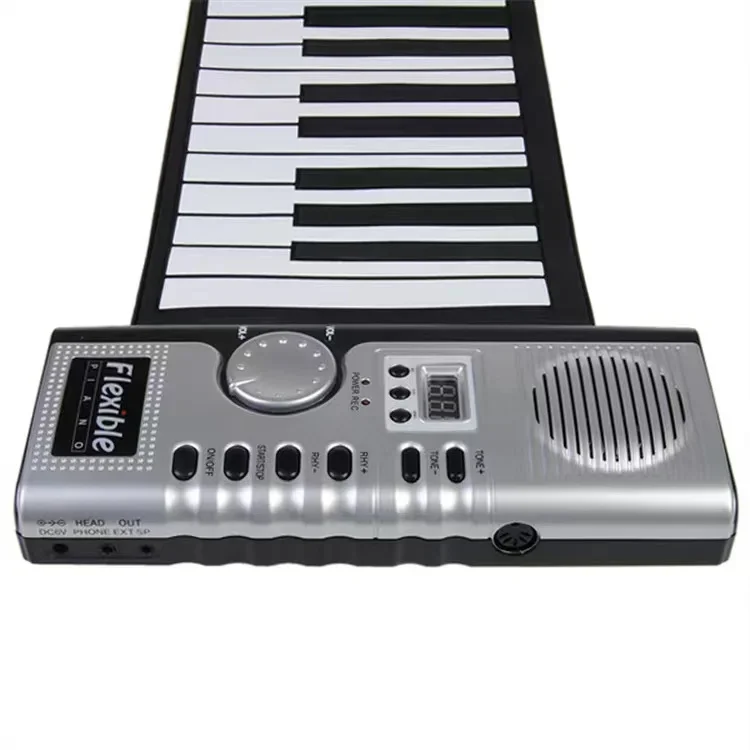 

2024 Portable 61 Keys Keyboard Instruments Hand Roll Piano