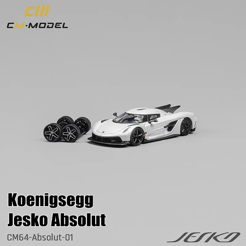 KOENIGSEGG JESKO ABSOLUT-vehículo de juguete de aleación, modelo de Metal fundido a presión, regalos, CM 1/64