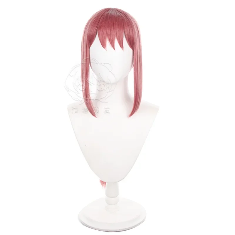 Chainsaw Man Cosplay Wig For Woman Makima Rose Red Braid Hair Comic-Con Stage Dress Up Wig Party Performance Costume Accessories