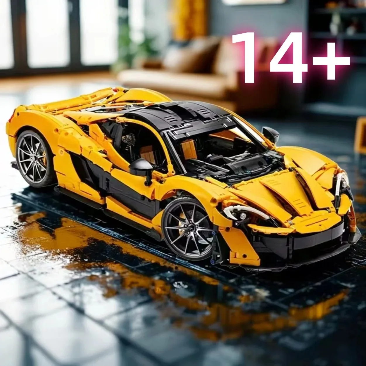 Újdonságok 3893 db-os építőelemek 42172 McLaren P1 Moc Tégla Modell Felnőtteknek Sportautó Játékok Fiú Karácsonyi Ajándékok