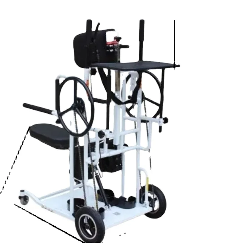 The experience of manual standing chair steel pipe frame with light weight is helpful for leg exercise