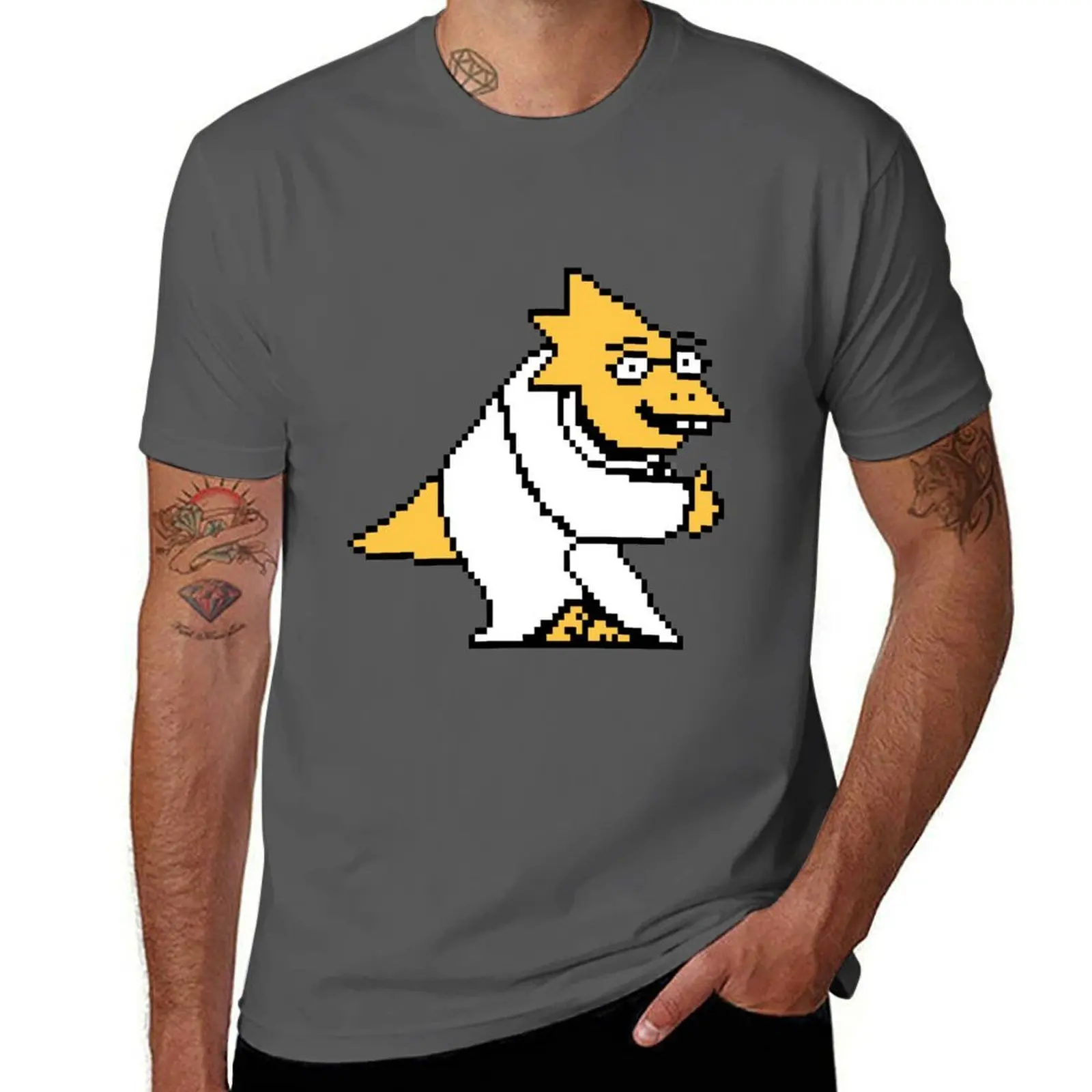 Coloured Phone Cases, Alphys Shirts, etc T-Shirt Big and Tall Casual T-Shirt