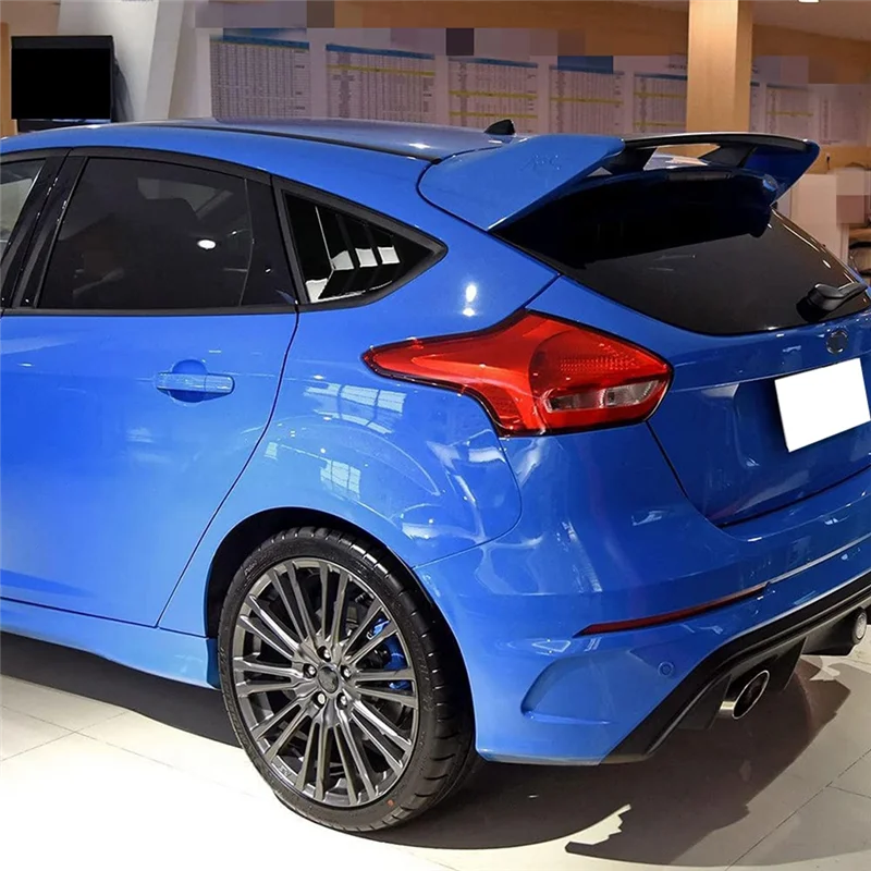 

Rear Side Window Louvers for Ford Focus ST RS MK3 ,Bright Black-A77Q