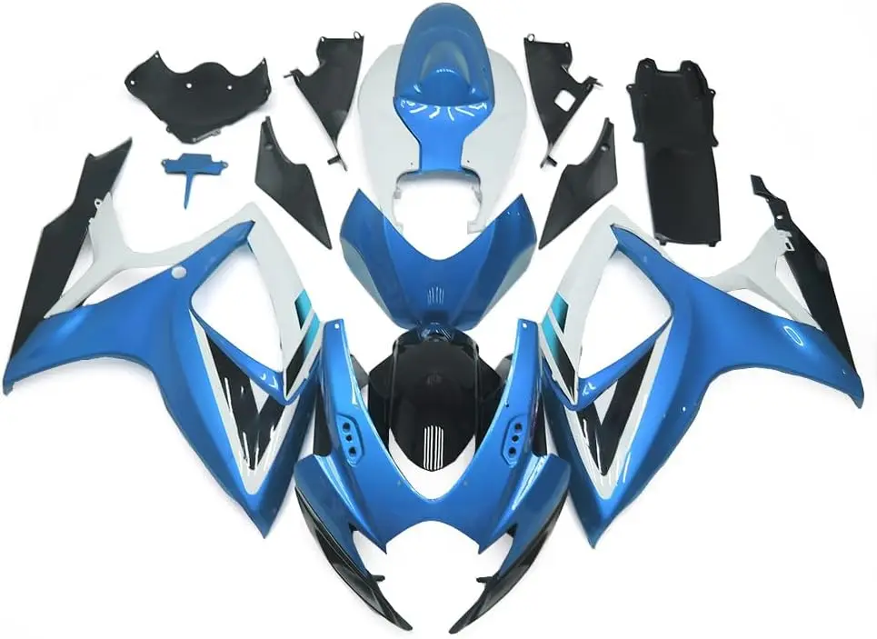 

Комплект обтекателя из сине-белого АБС-пластика для Suzuki GSXR600 GSXR750 K6 2006 2007 GSXR 600 GSXR 750 06 07 GSX-R600 GSX-R750 Injection