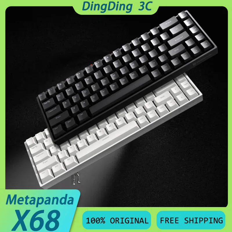 Metaphyuni Metapanda X68 Magnetic Switch Keyboard 8k Return Low Latency Long Endurance Low Noise Custom E-sports Gaming Keyboard