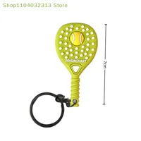 petiteTennis Keychain Rubber PVC Soft Bag Pendant Sports Keyring Creative Gift for Tennis Team School Student Accessories 3