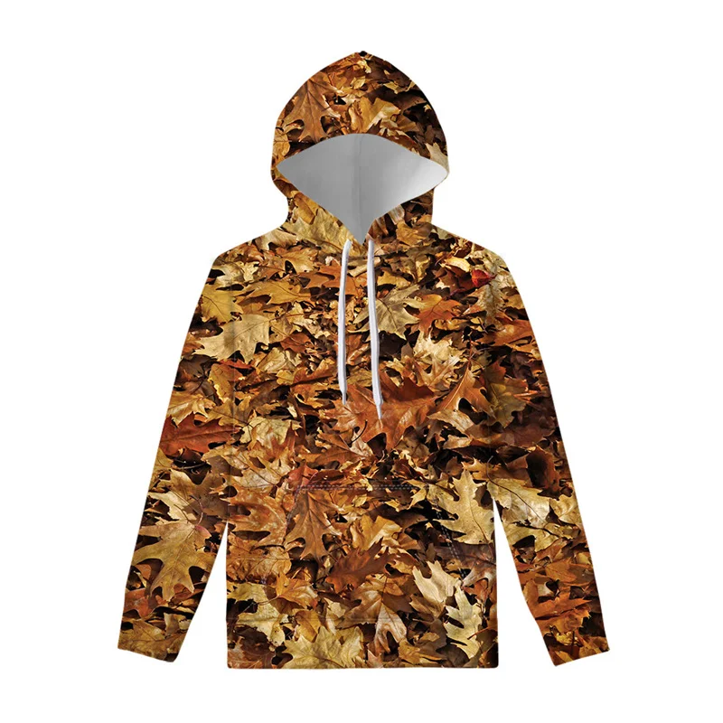 Hunting Camo 3d Print Hoodie Men Women Tree Leaf Pattern Hoody Cool Long Sleeve Hoodies Street Loose Pullover Swearshirts