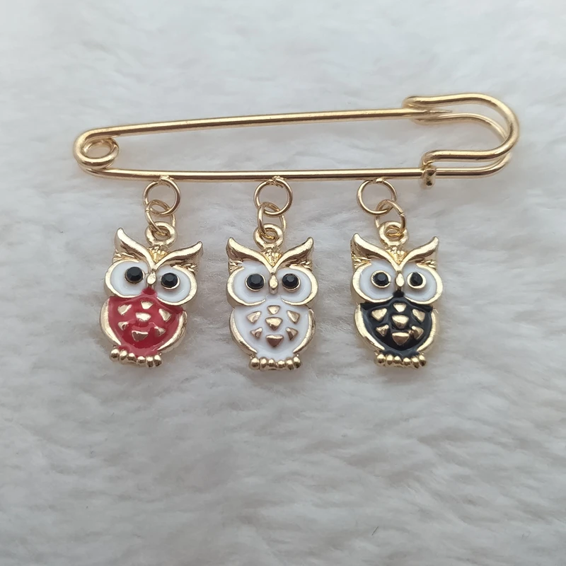 Fashion Exquisite Owl Brooch Korea Fashion Enamel Brooch Animal Brooch Ladies Men\'s Gift Accessories