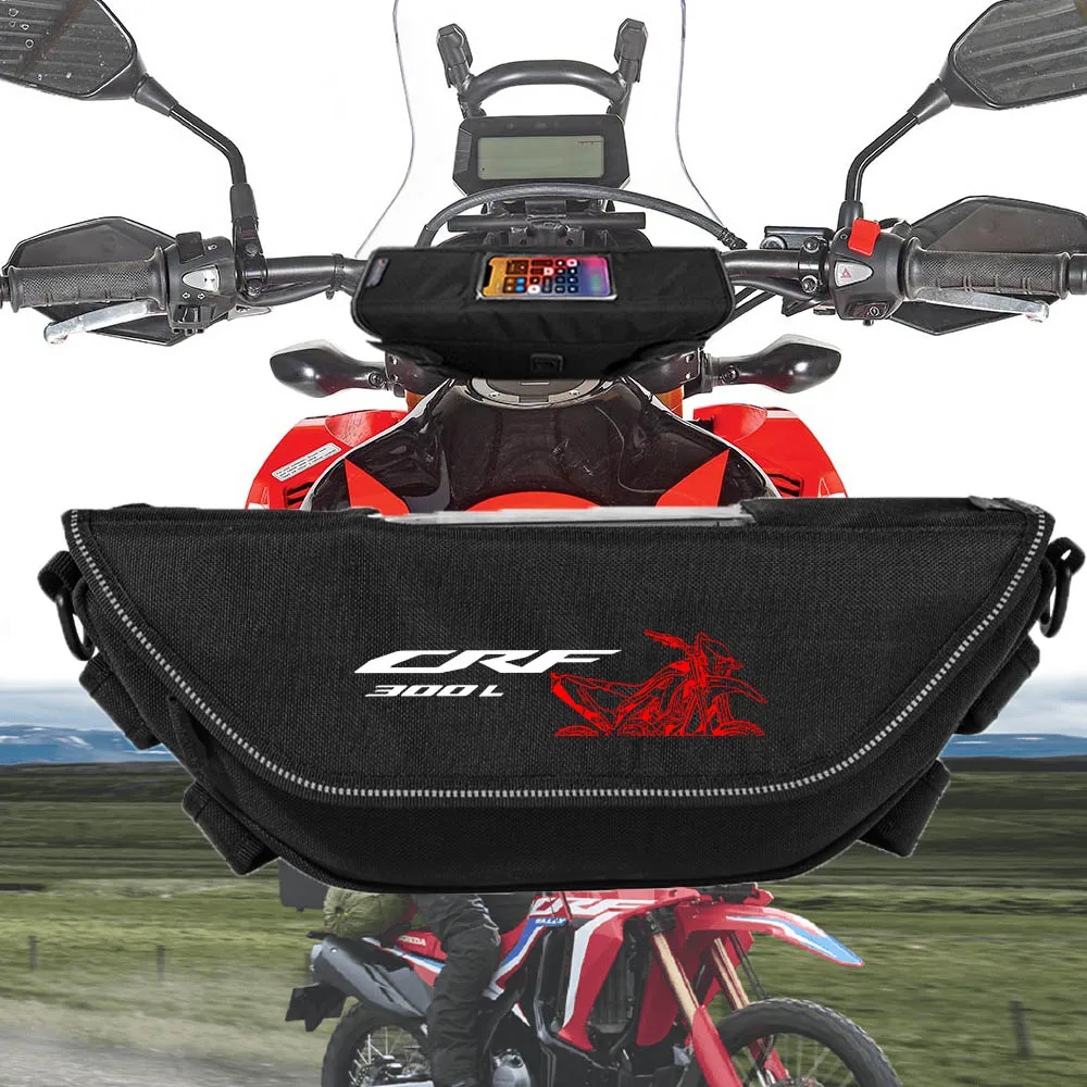 

For Honda CRF300L CRF 300L CRF 300 L Motorcycle accessory Waterproof And Dustproof Handlebar Storage Bag navigation bag