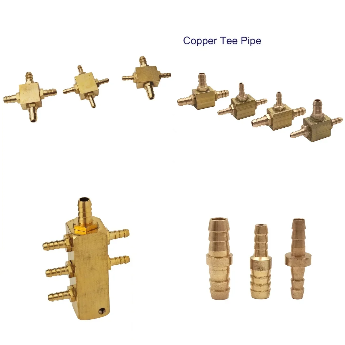 3/5/10pcs Dental Unit Joint Plastic Straight Joint Copper Triple Joints Quaduple Joints Dental Chair Replacement Spare Parts