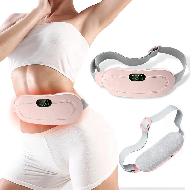 Menstrual Heating Pad Warm Palace Belt Relieve Menstrual Pain Hot Compress Massager Uterus Cold Dysmenorrhea Relieving Belt