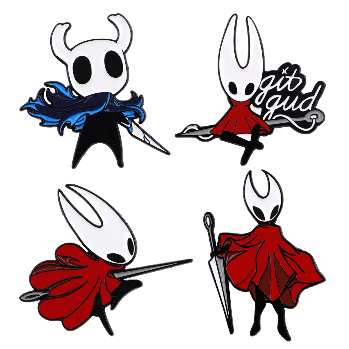 4 teile/satz Red Knight Emaille Pin Broschen Für Anstecknadeln Abzeichen auf Rucksack Kostüm Zubehör Mode Schmuck Geschenke für Freunde