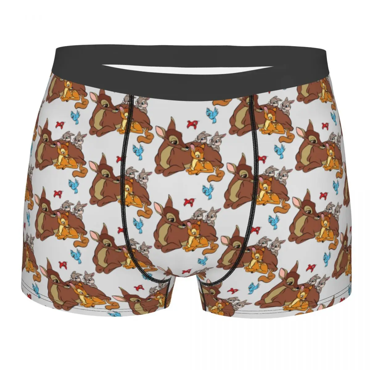 

Custom Funny Bambi Cartoon Boxers Shorts Panties Men's Underpants Comfortable Briefs Underwear