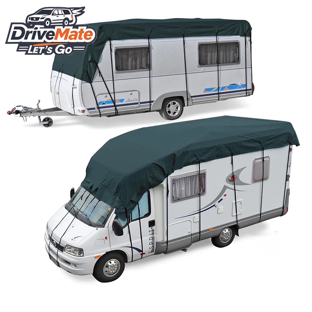 

Oxford RV Trailer Rooftop Cover Side Straps and Buckles Motorhome Trailer Camper Van RV Caravan Roof Cover Anthrazit