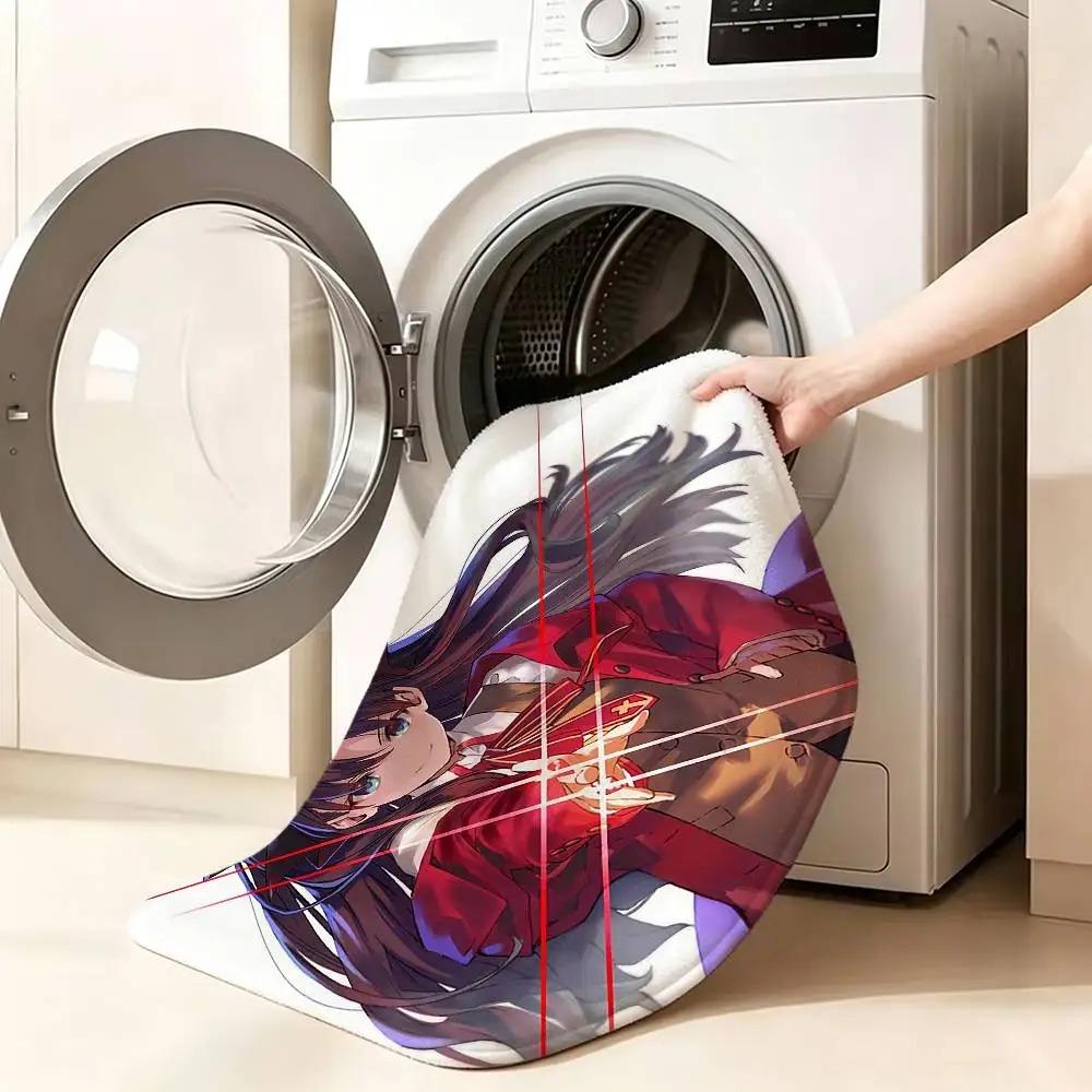 New Honkai Star Rail R-Rin T-Tohsaka Bedroom Decor Carpet  for Living Room Thick Plush Study Floor Mat Home Fluffy Soft Rug