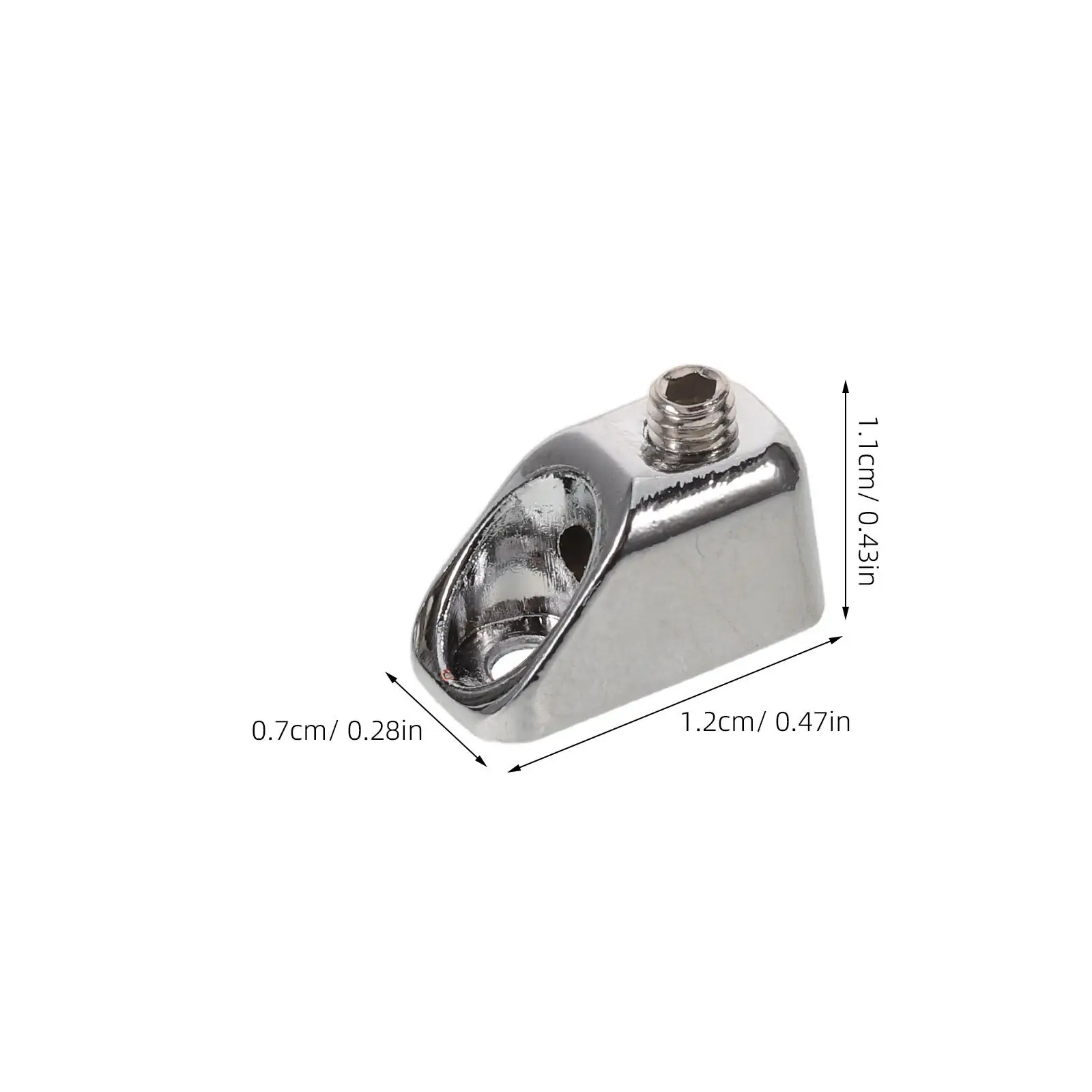6Pcs Guitar String Locking Nuts Zinc Alloy Headless Stable Retuning Electric Guitar Bridge Parts Precision Fit Easy Install view 5